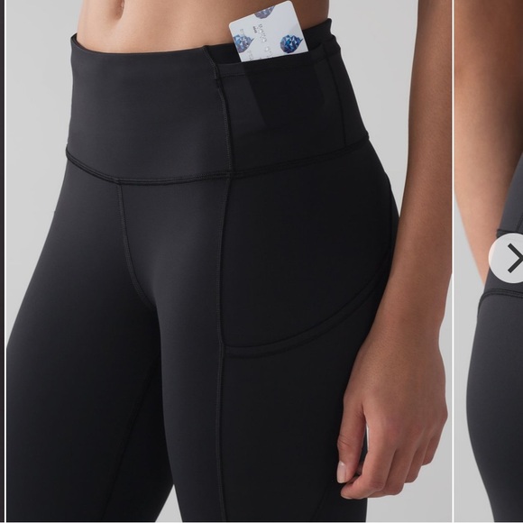 EUC Lululemon Fast & Free Crop (19”) - Picture 2 of 6